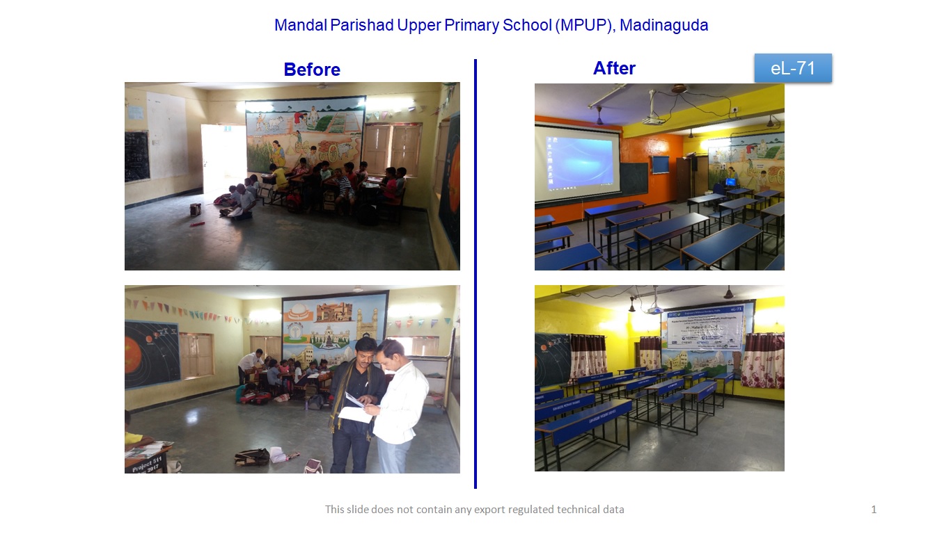 E Learning Centers 71 Mandal Parishad Upper Primary School (MPUP), Madinaguda